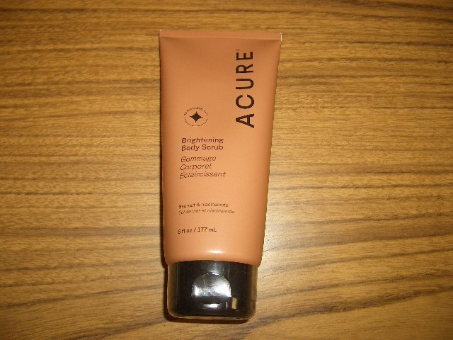 ACURE Brightening Body Scrub, 6 fl oz (177 ml)  Sea Salt & Niacinamide