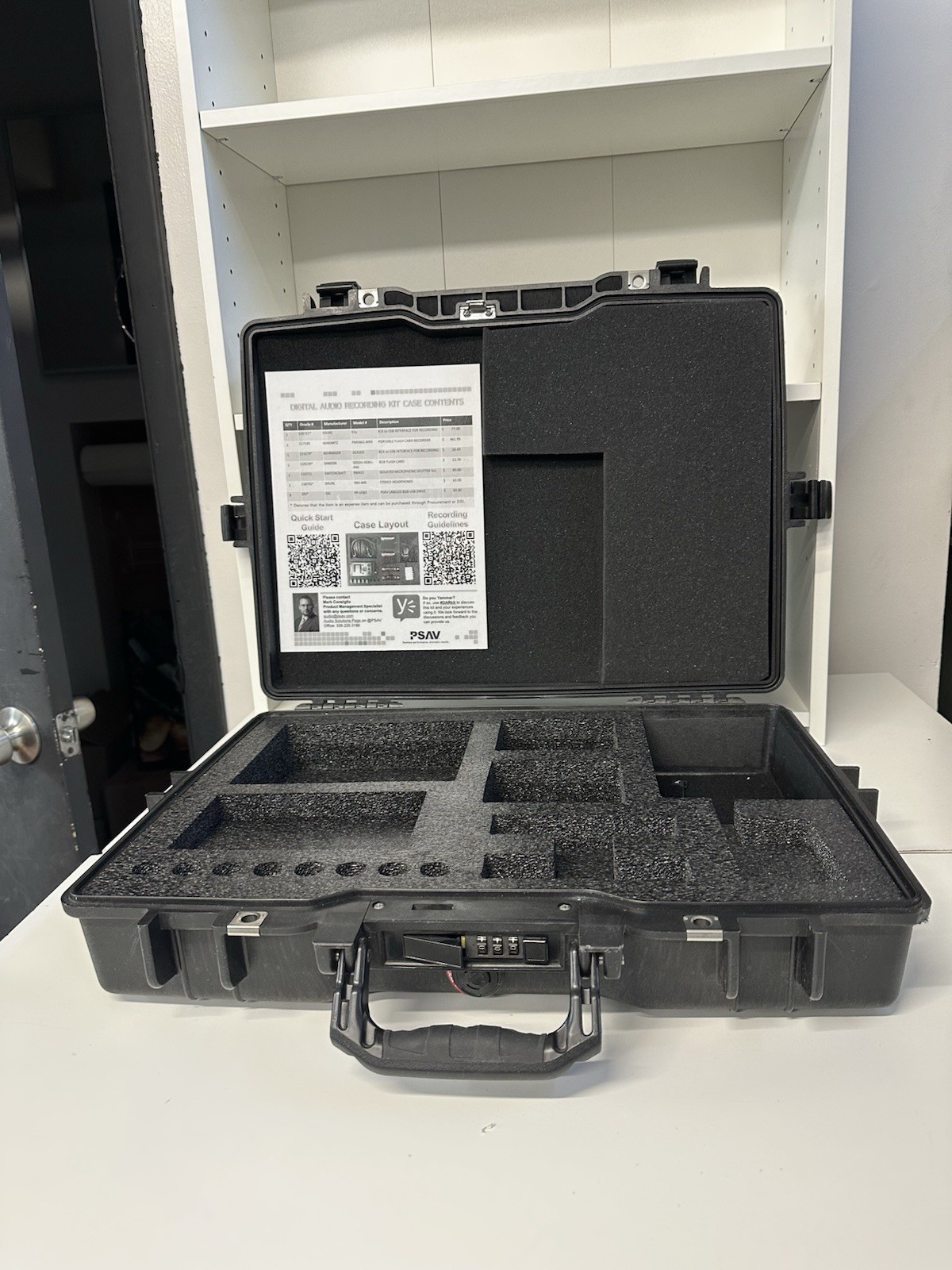 Nelson Case Corp Waterproof A /V Case. T-B