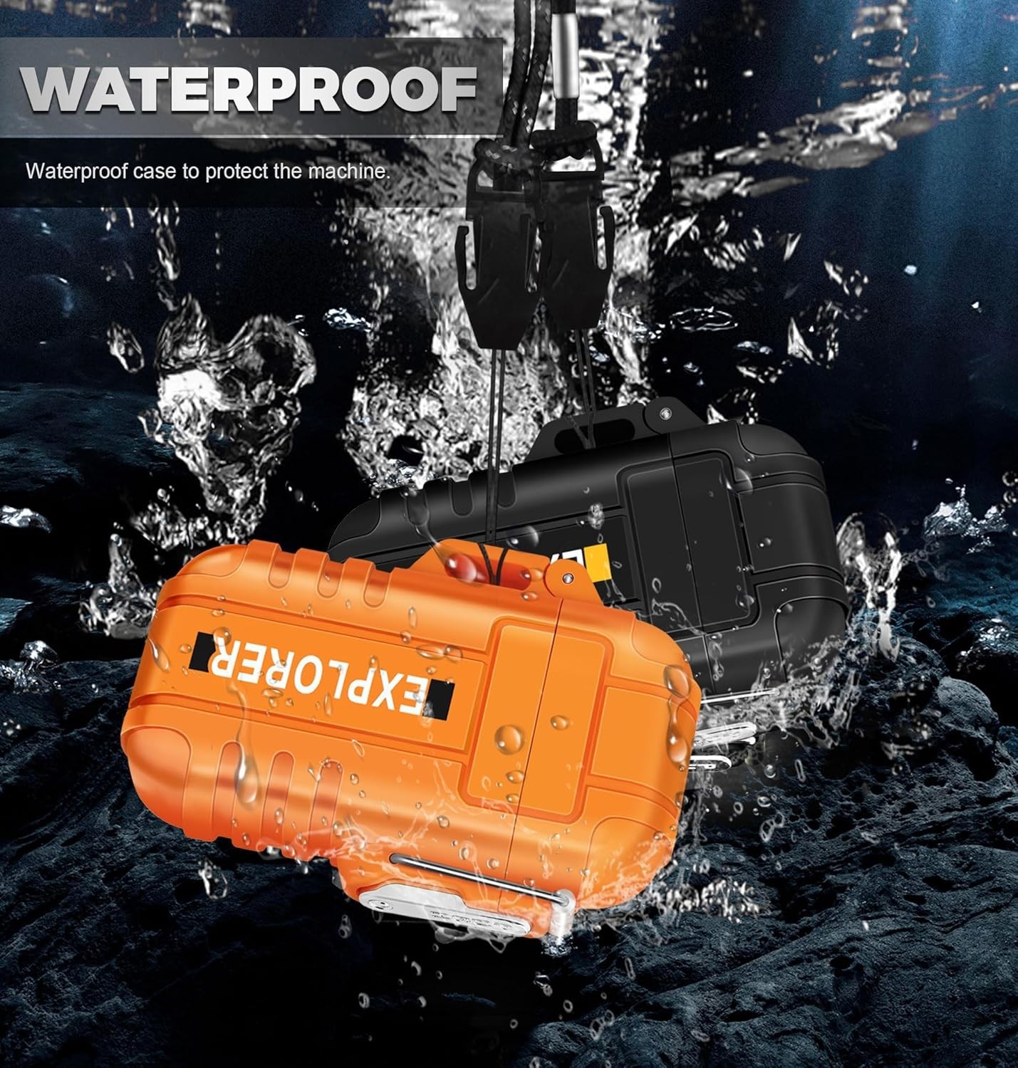 Waterproof Bic Lighter Case for Camping, Hiking, Travel & Emergency (2 Pack)