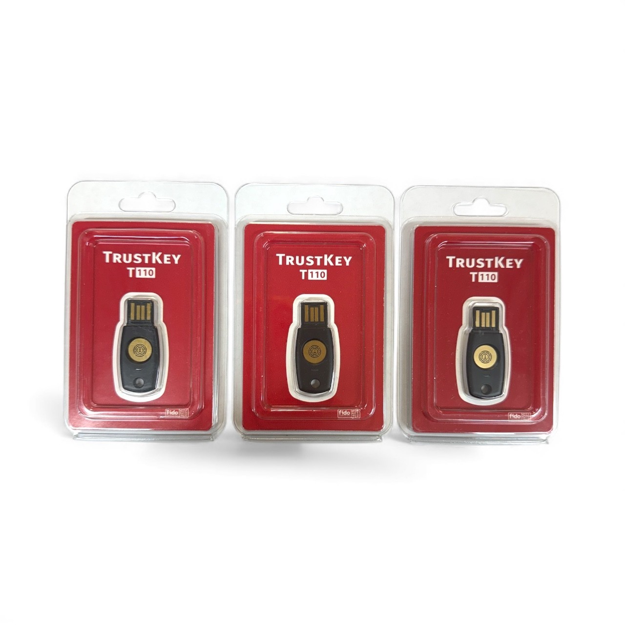 FIDO Security Key TrustKey T110 (Lot Of 3)