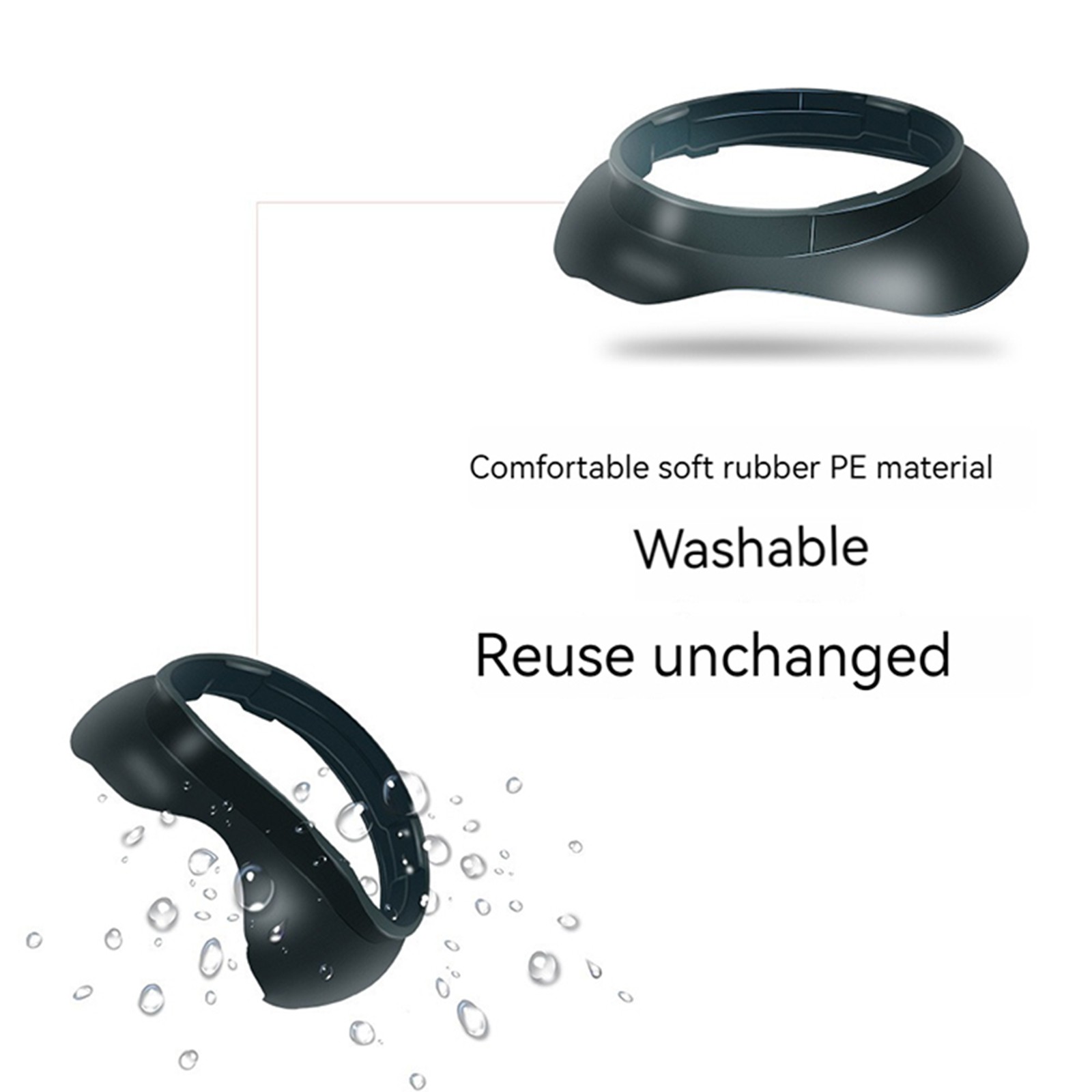 For Quest 3 VR Glasses Lens Protector Frame VR Headset Mirror Anti-scratch Frame
