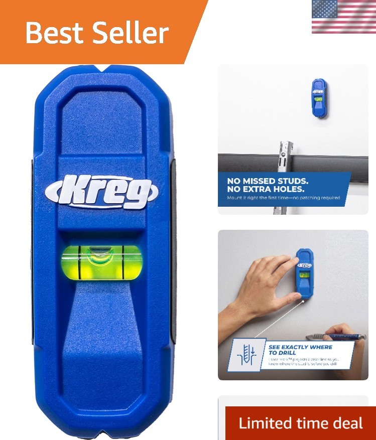 Precision Handheld Stud Finder - Multi-Surface Use with Pocket-Sized Convenience