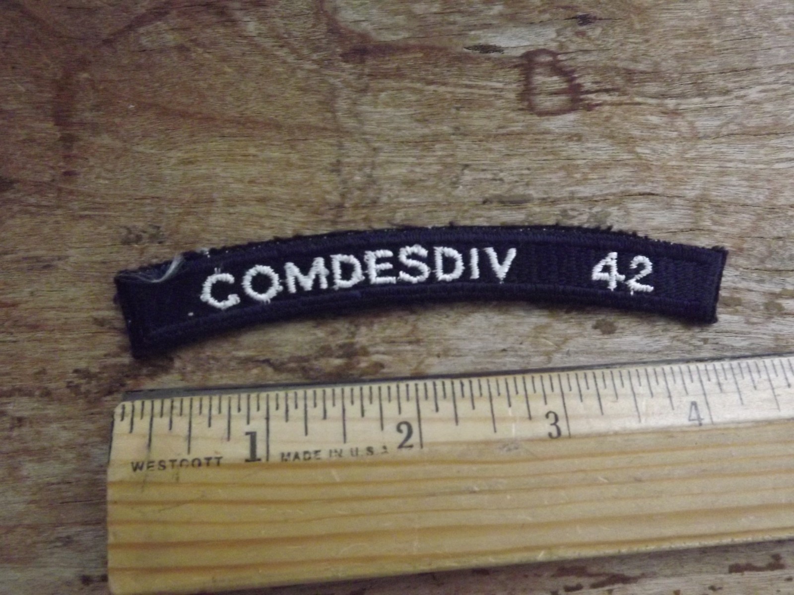 Navy COMDESDIV 42 Tab - INV# C1377