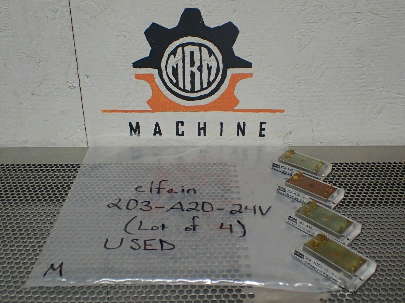 elfein 203-A20-24V Relays Used With Warranty (Lot of 4) See All Pictures