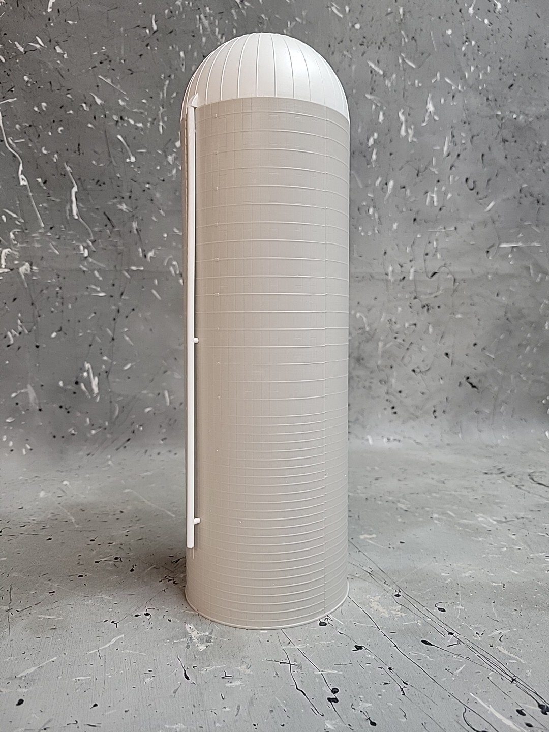 1/64 Custom Plastic scratch built 20x60 White Stave Silo