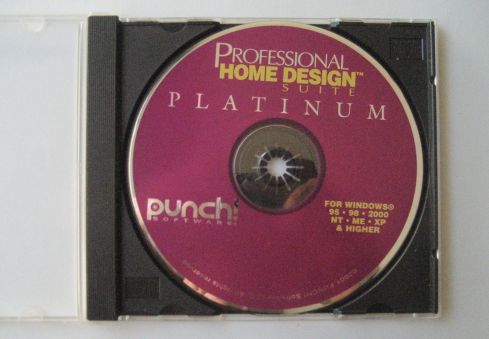 PUNCH! Professional Home Design Suite CD ROM and User Guide