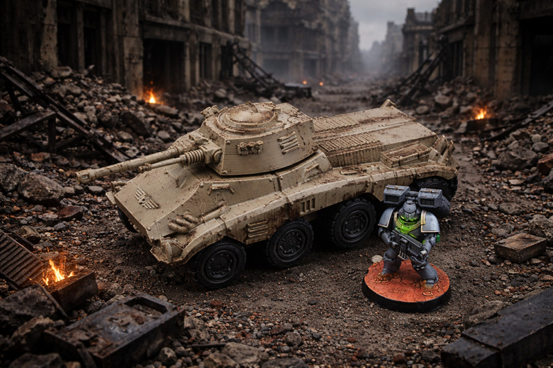 Warhammer 40K Imperial Fast Assault Vehicle Terrain  Sci-Fi Scenery