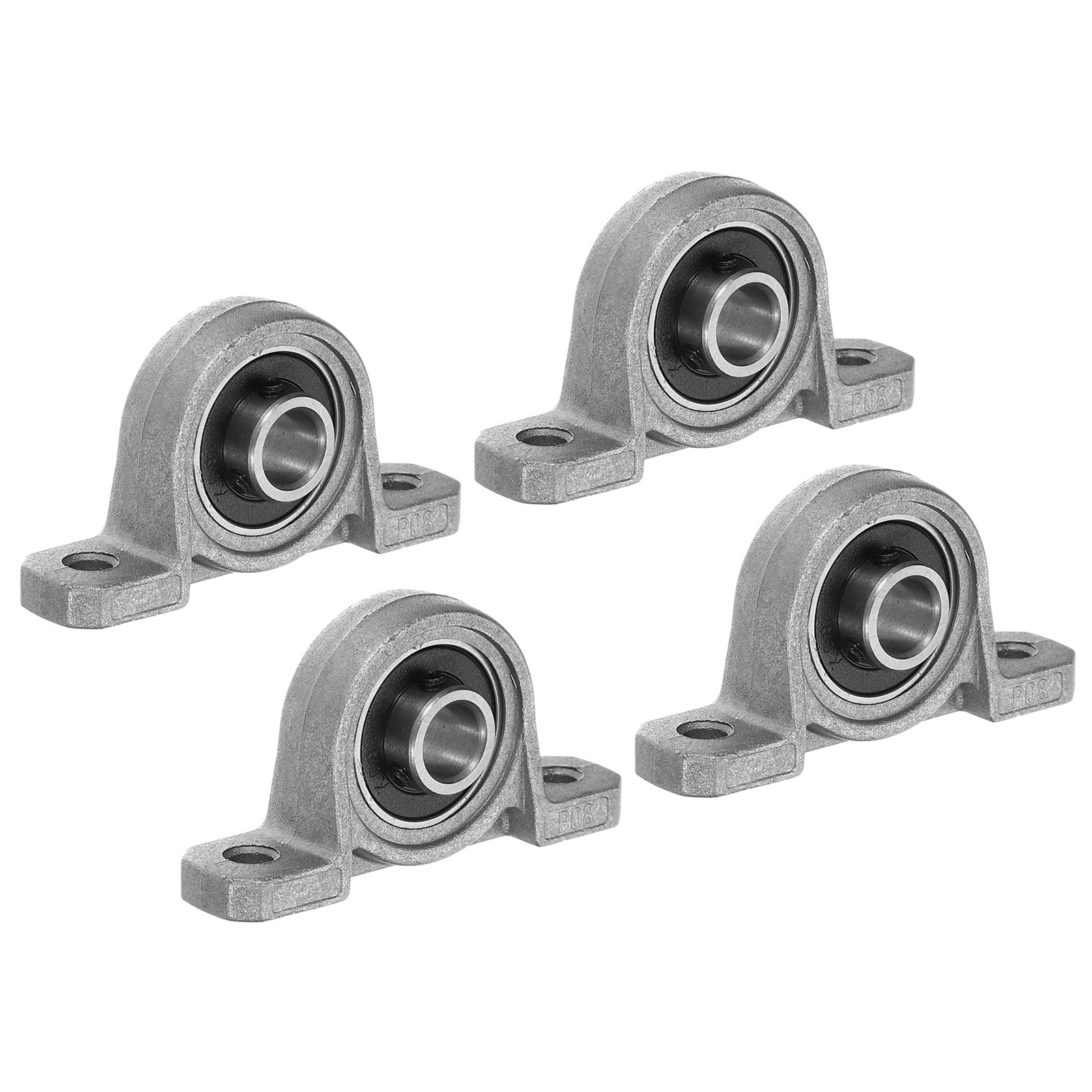 4Pack 5/16" Pillow Block Bearing, Vertical Inner Bore Ball Housing Mounted