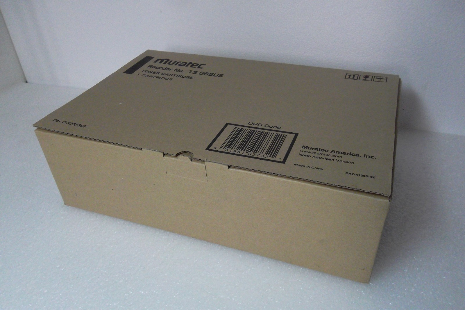 Muratec TS-560US Toner Cartridge Black 15K for Muratec F-520/560 TS560US OEM NEW