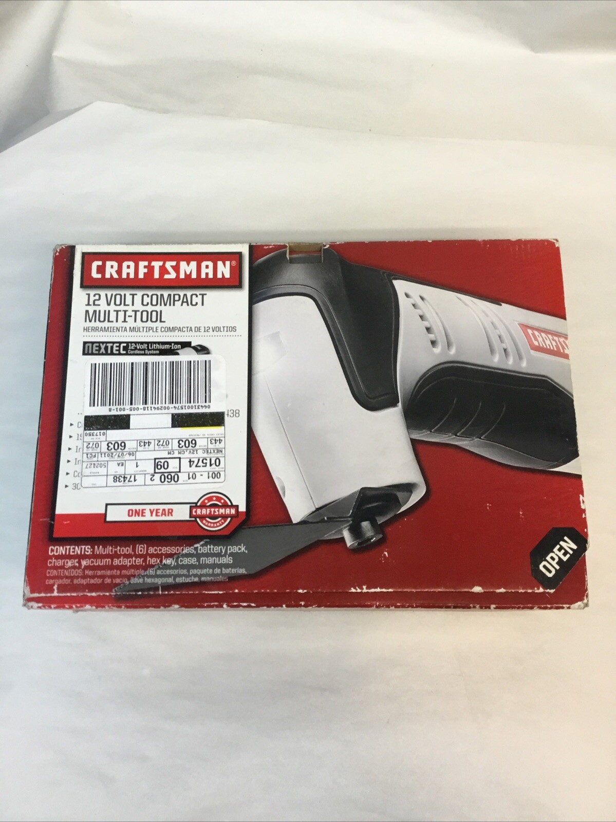 CRAFTSMAN NEXTEC Compact 12V Multi-Tool w/Quick Release Kit 917438 NEW