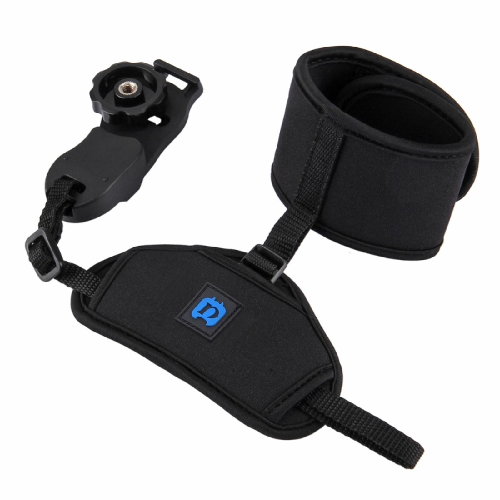 Hand Grip Wrist Strap with 1/4 inch Screw Plastic Plate for SLR / DSLR Cameras N