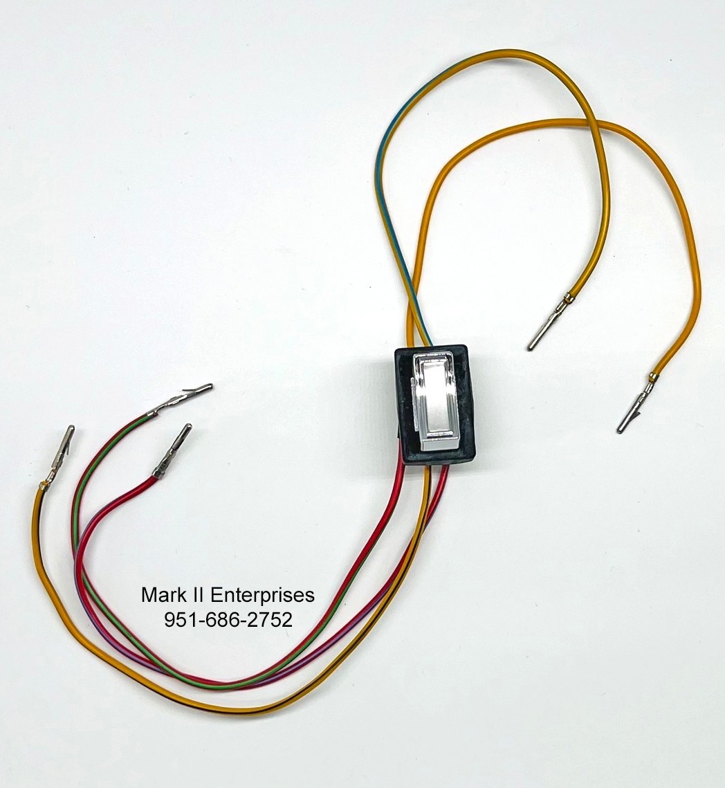 1968 - 1971 Lincoln Mark III Window Switch Left Door, 5-Wire Style NEW