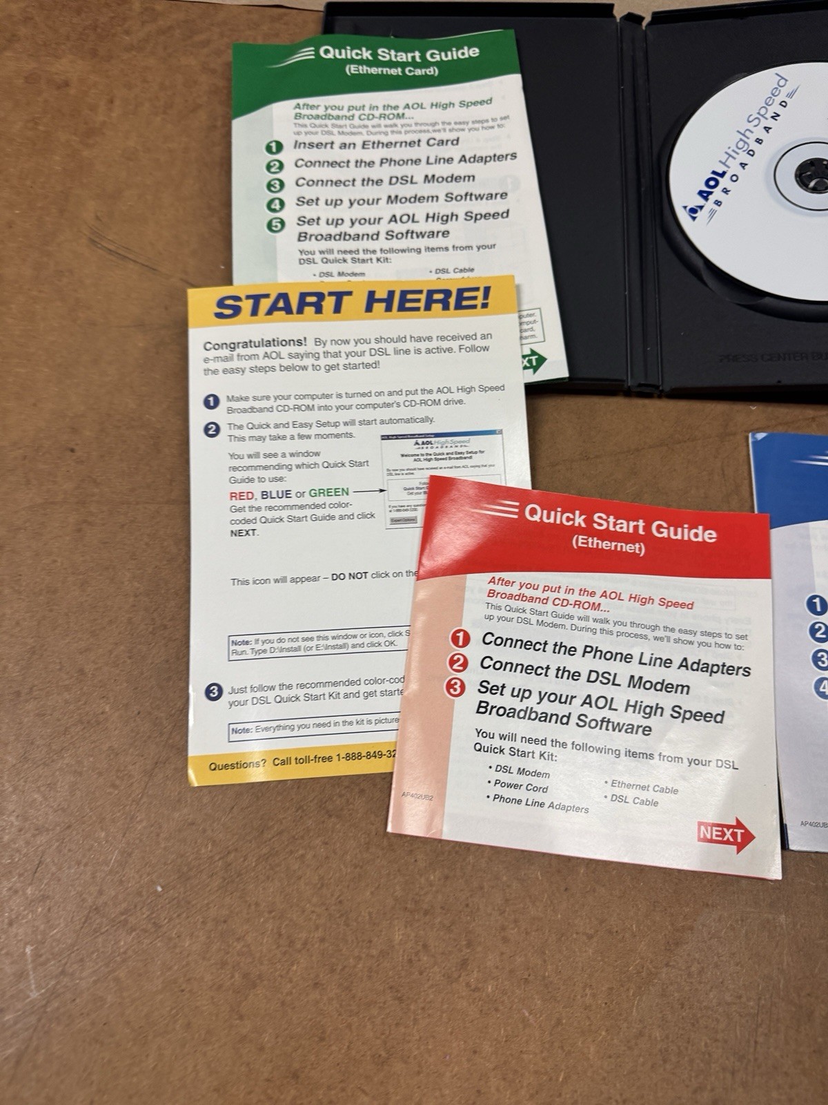 AOL High Speed Broadband CD-Rom Easy as 1-2-3! Collectable