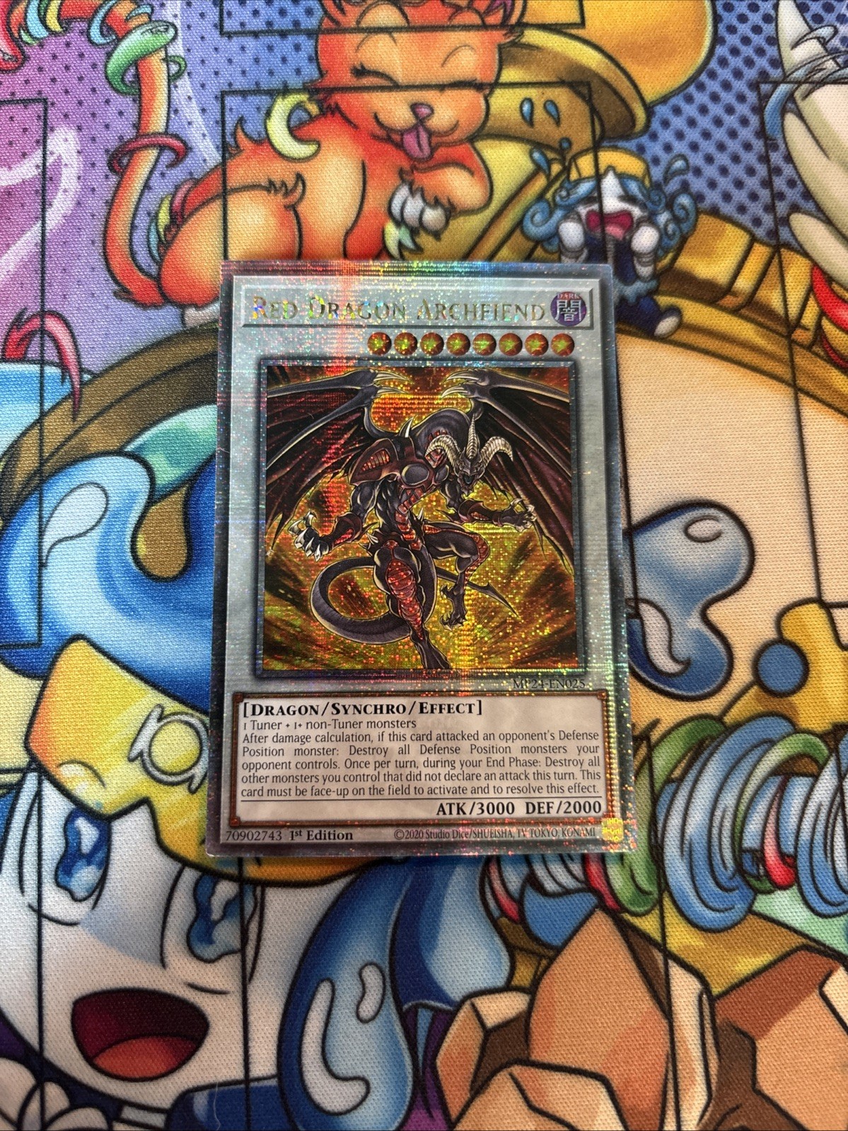 Red Dragon Archfiend (Quarter Century Secret Rare) MP24-EN025 25th...