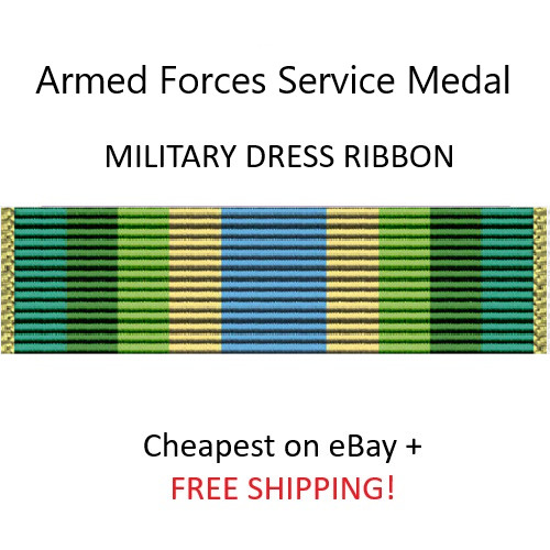Armed Forces Service Medal - OFFICIAL ISSUE (for Military Dress Uniform)