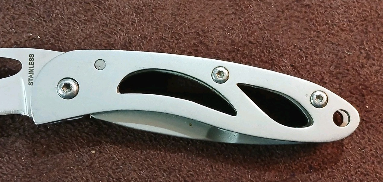 Vtg Small 2" Appalachian Trail Skeleton Single Blade Folding Knife