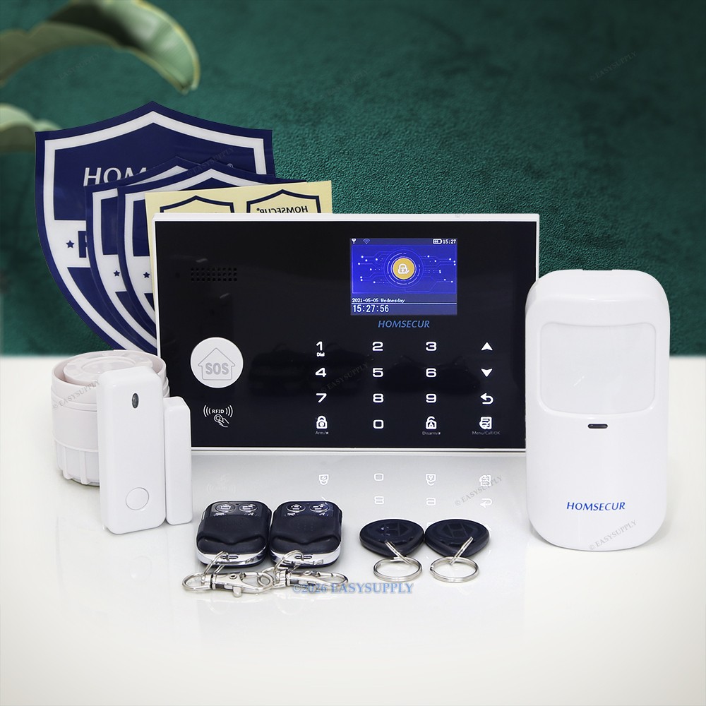 Homsecur Wireless Smart App Control Alarm System For Home Burglar Security Alarm