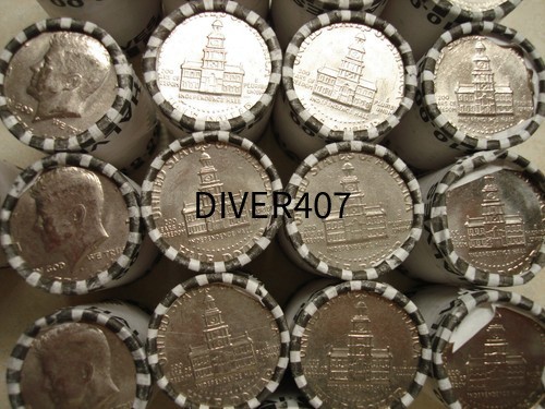 Unsearched Kennedy Half Dollar Rolls with Bicentennial ends!     1776-1976