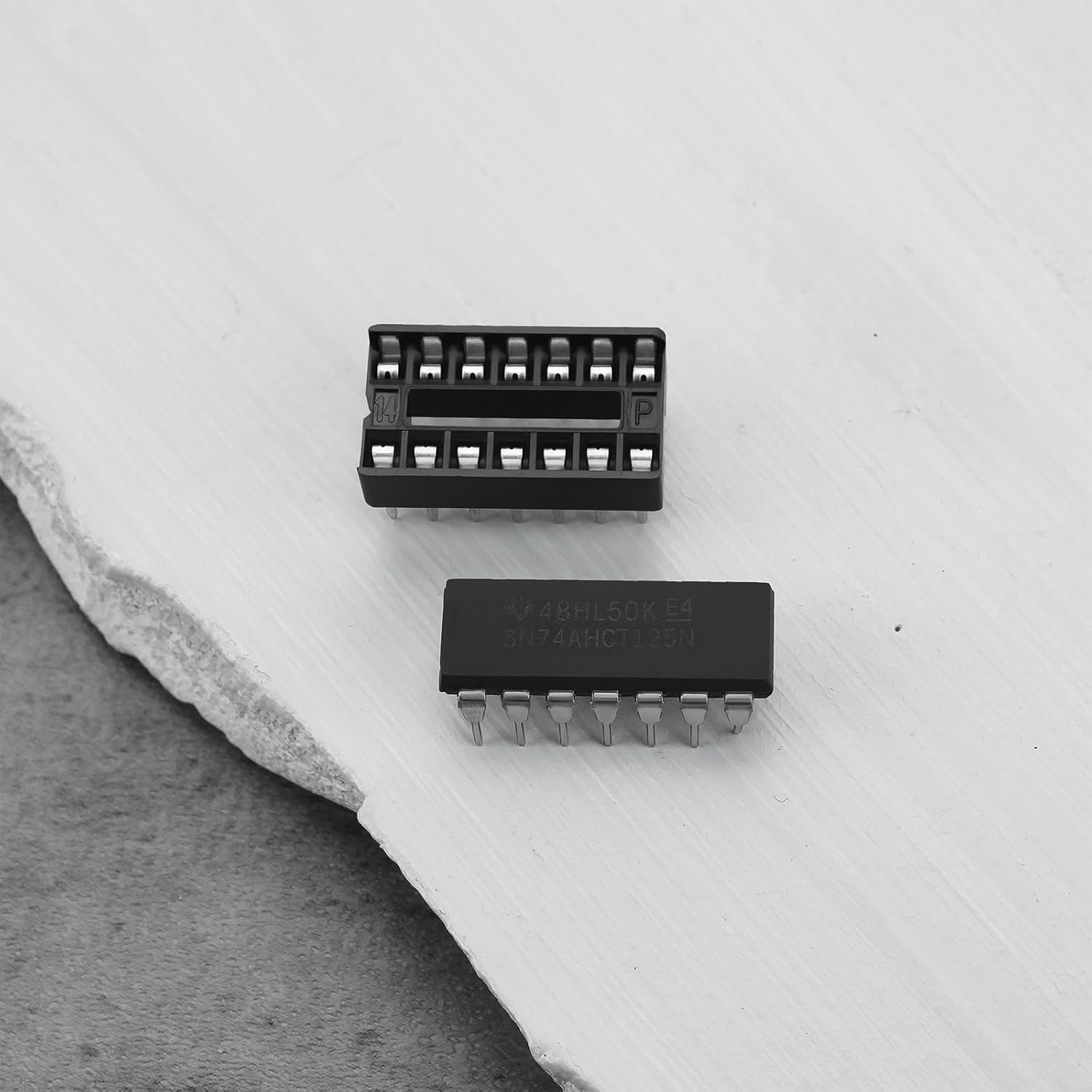 5 Sets SN74AHCT125N Quad Bus Buffer Three State Outputs Chips Sockets Digital