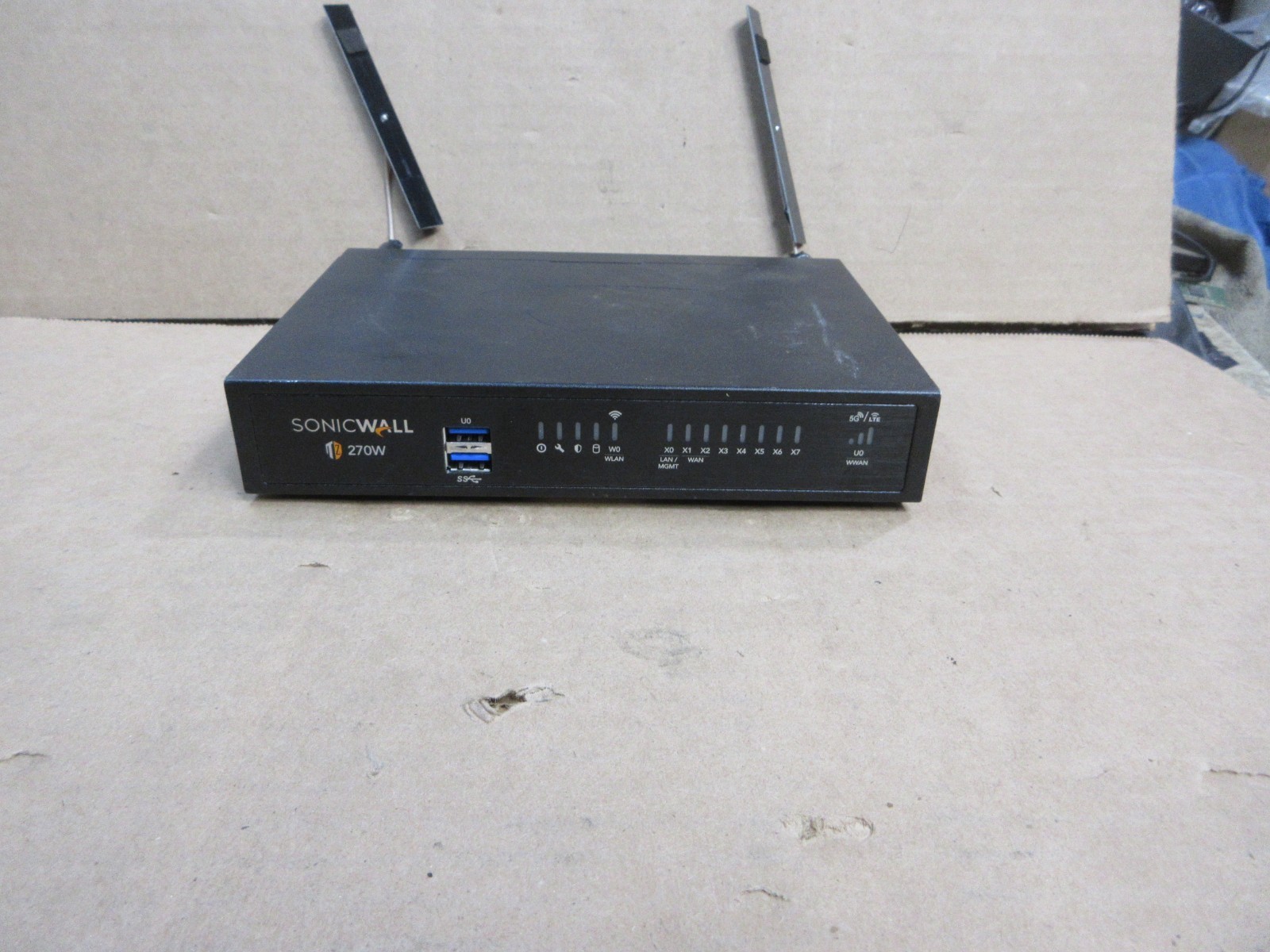 SonicWall TZ270W Firewall Appliance Network Security NO AC ADAPTER