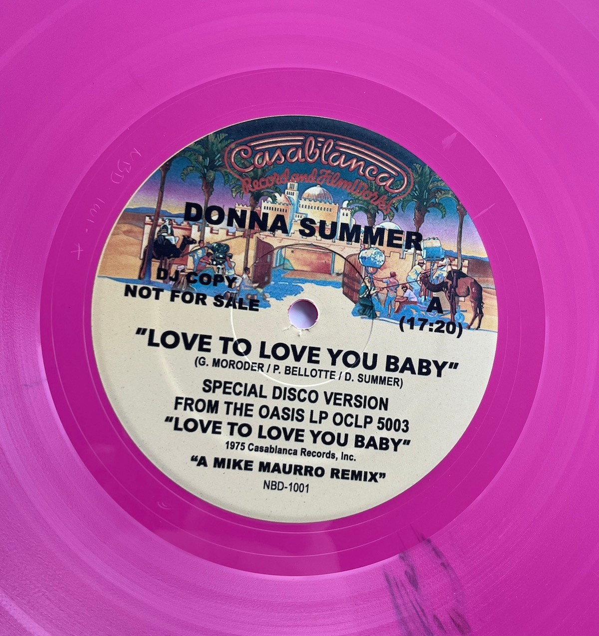 DONNA SUMMER-LOVE TO LOVE YOU / LAST DANCE (12" RE-ISSUE PINK VINYL) IN-STOCK
