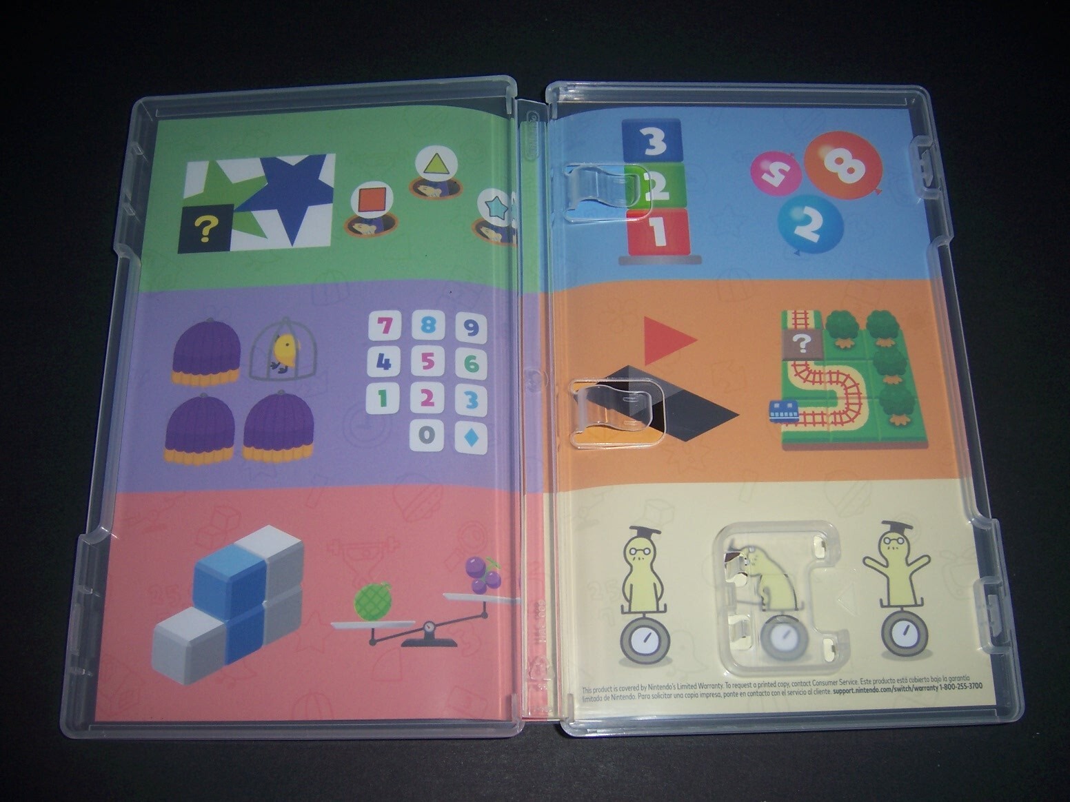 Authentic Case ONLY Replacement Nintendo Switch Big Brain Academy Brain vs Brain