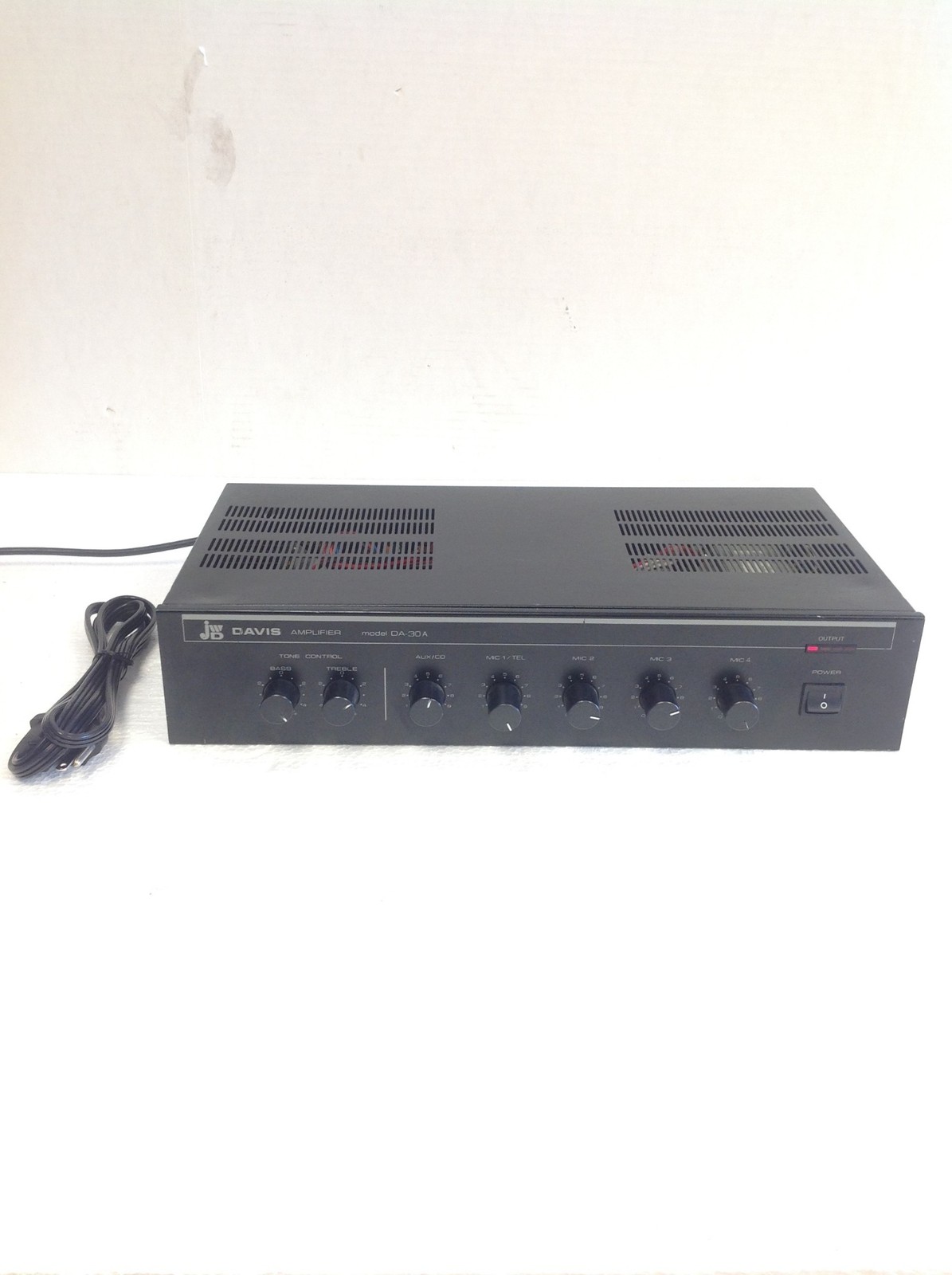 JWD Davis DA-30A Amplifier w/ Power Cord, WORKING FREE SHIPPING