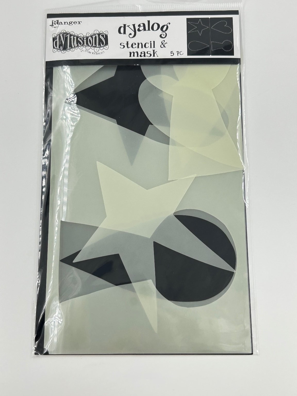 Ranger Dylusions Mask It Stencil & Mask Set (Lot of 5) Scrapbooking DYD79665