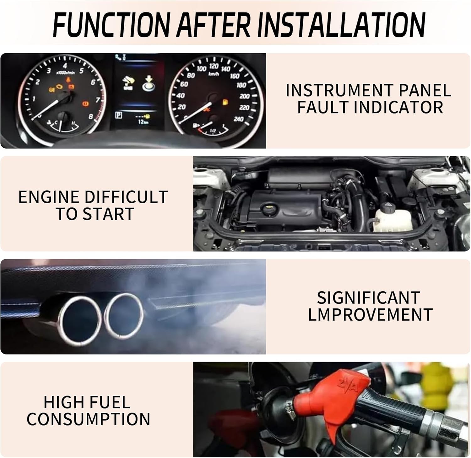 2Pcs Oxygen Sensor Upstream & Downstream 234-4242, 234-4251 Compatible for