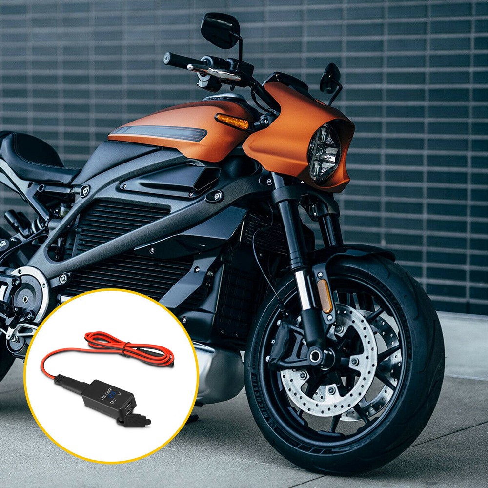 QC 3.0 Motorcycle Dual USB Phone GPS Super Fast Charger Adapter LED Waterproof