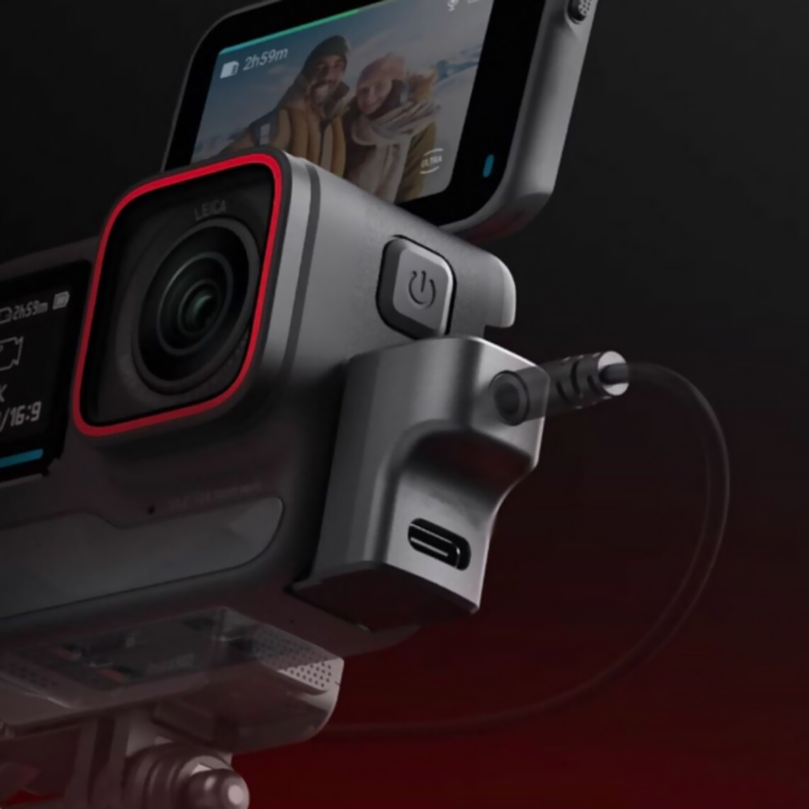 1Pc Audio Adapter Extension Accessories For Insta360 Ace/Ace Pro Action Camera