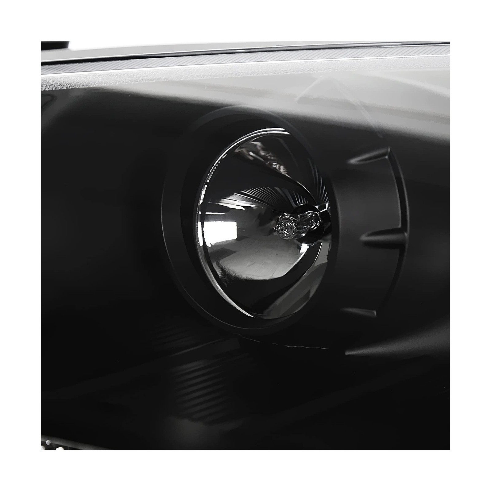 SPEC-D TUNING Black Projector Headlights Compatible with 2010-2012 Hyundai Ge...