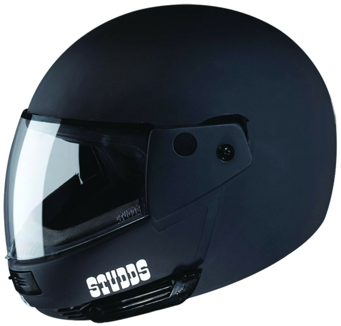 Studds Ninja Pastel Plain Full Face Helmet Matt Black XL Size S2u