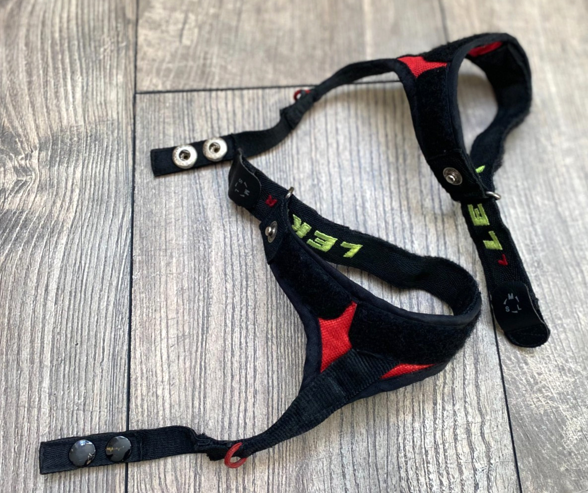 LEKI TRIGGER POWER STRAP S/M/L Black Red Red Yellow RARE old shape
