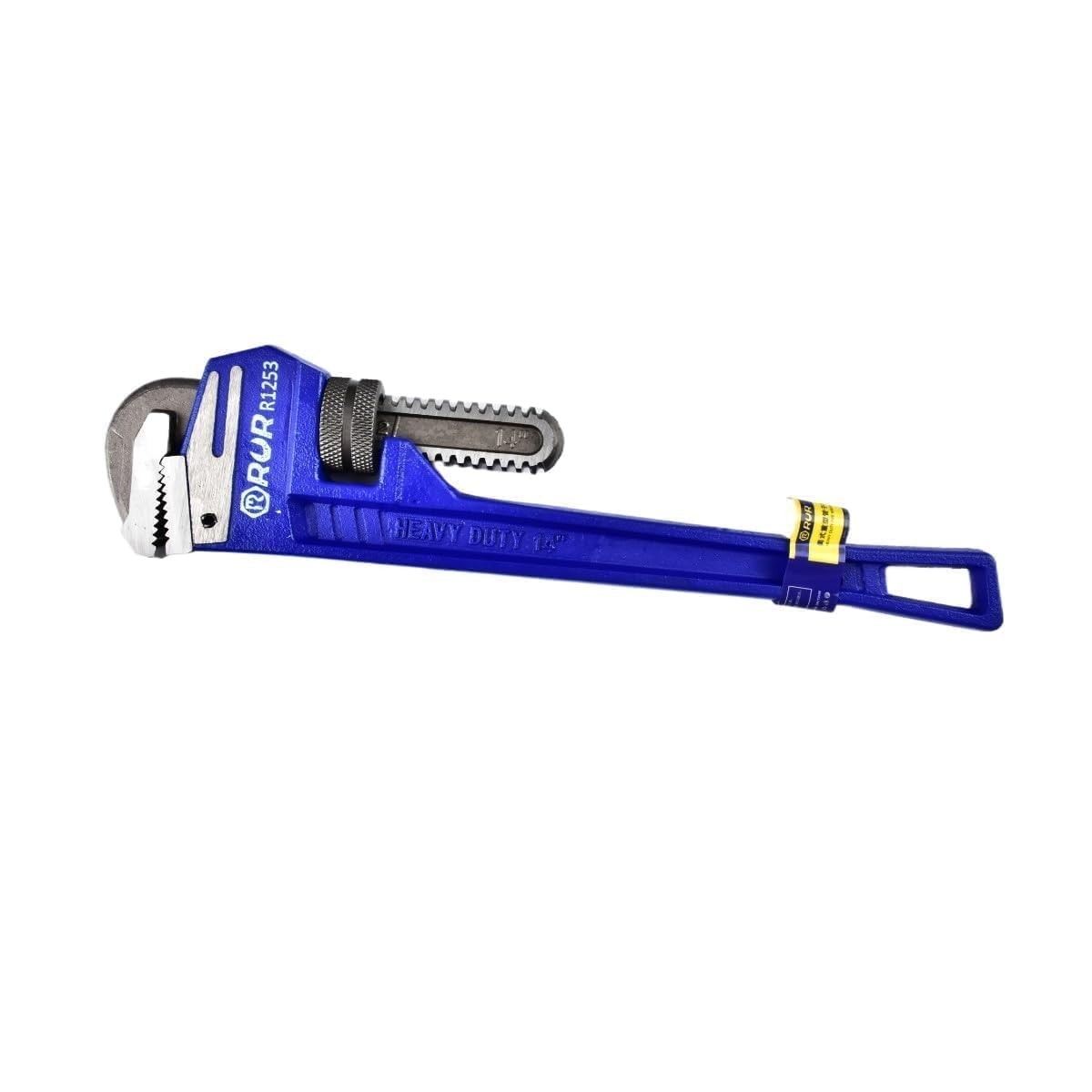 18 inch Heavy Duty Pipe Wrench - Quick-Adjust, Soft Grip Handle,Straight Jaw ...