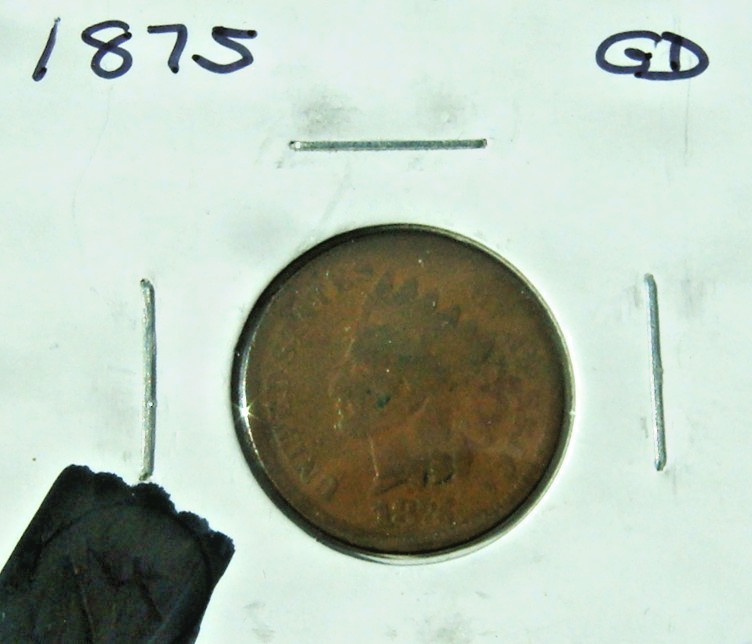 1875 INDIAN HEAD CENT G