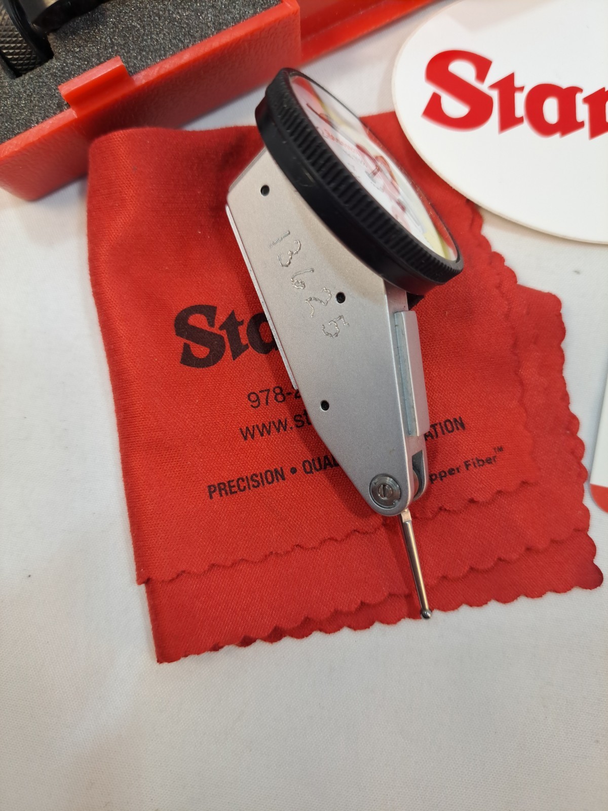 Starrett 708B Precision Dial Test Indicator Set .0001" with Case and Accessories