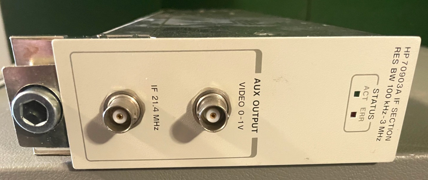 HP/Hewlett Packard 70903A IF Section Plug-In Module, Agilent, Keysight