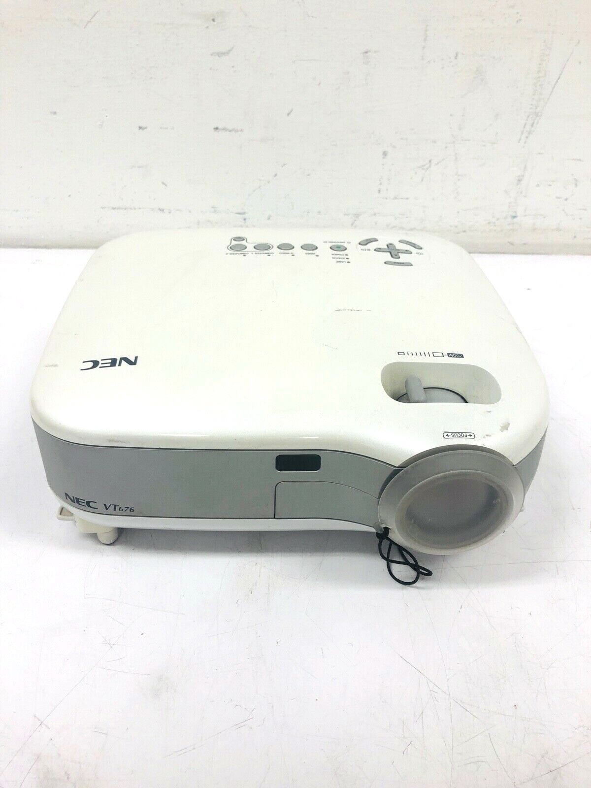NEC MultiSync LCD Projector VT676 *PARTS ONLY* VGA PORT BAD*