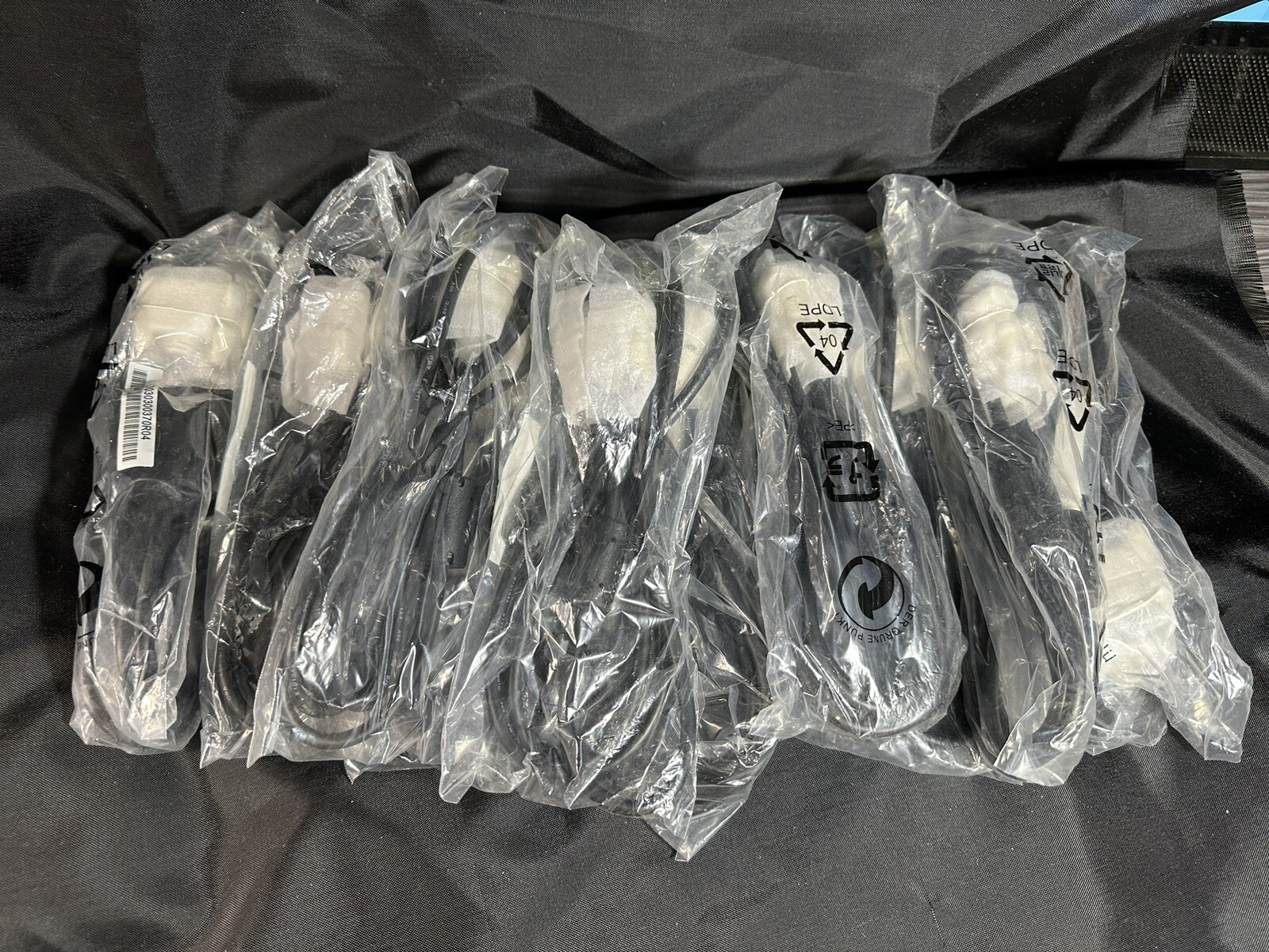 Lot of 10 Dell # 453030300370R 6ft 1.8m 18Pin M-M DVI-D Male to Male Cables, New