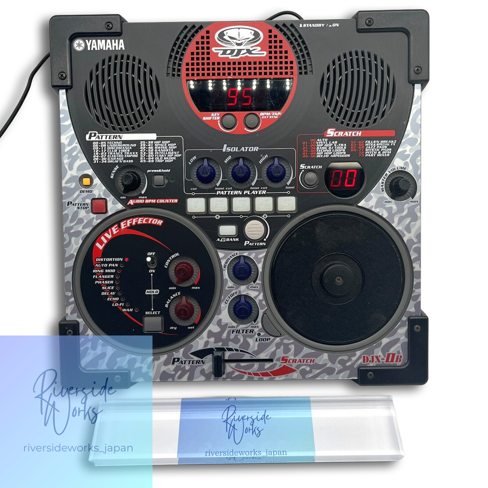 YAMAHA DJX-IIB DJ Mixer Rhythm Machine Sequencer Effector DJXIIB