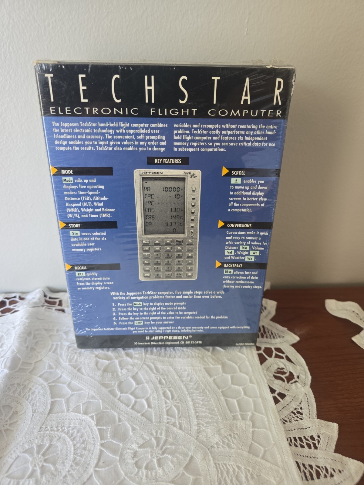 Sealed Jeppesen TechStar Electronic Flight Computer