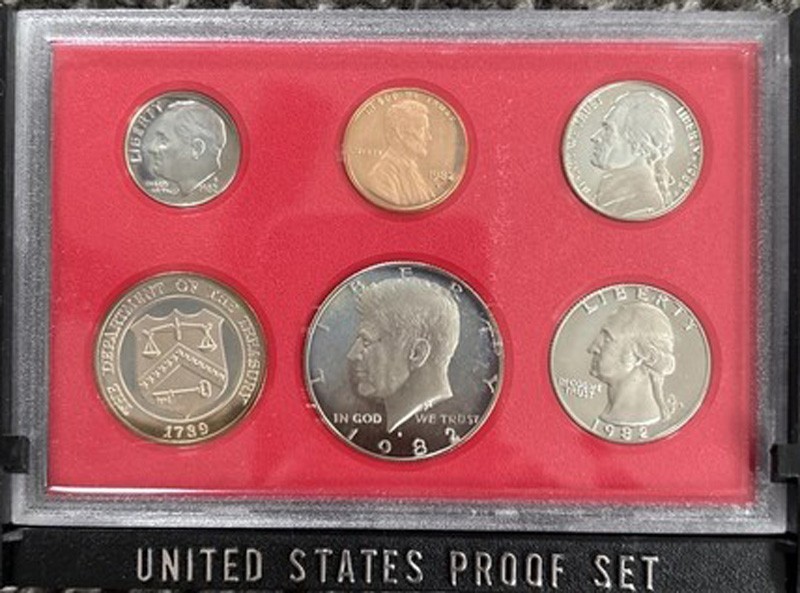 1982 US Proof Set Coin Set - Original Pkg-Mint-unopened-quantity available