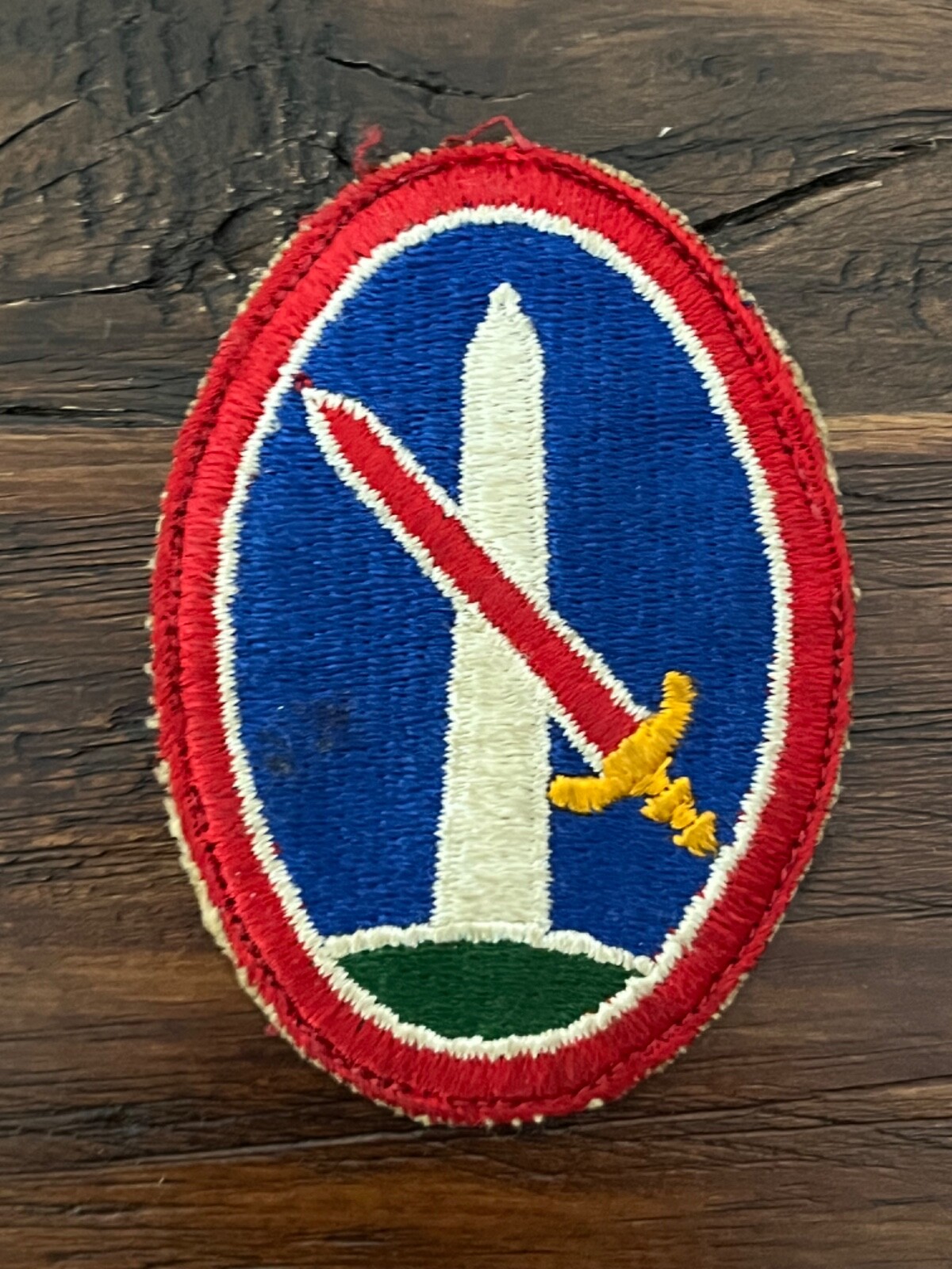 WWII WW2 US ARMY MILITARY DISTRICT OF WASHINGTON PATCH