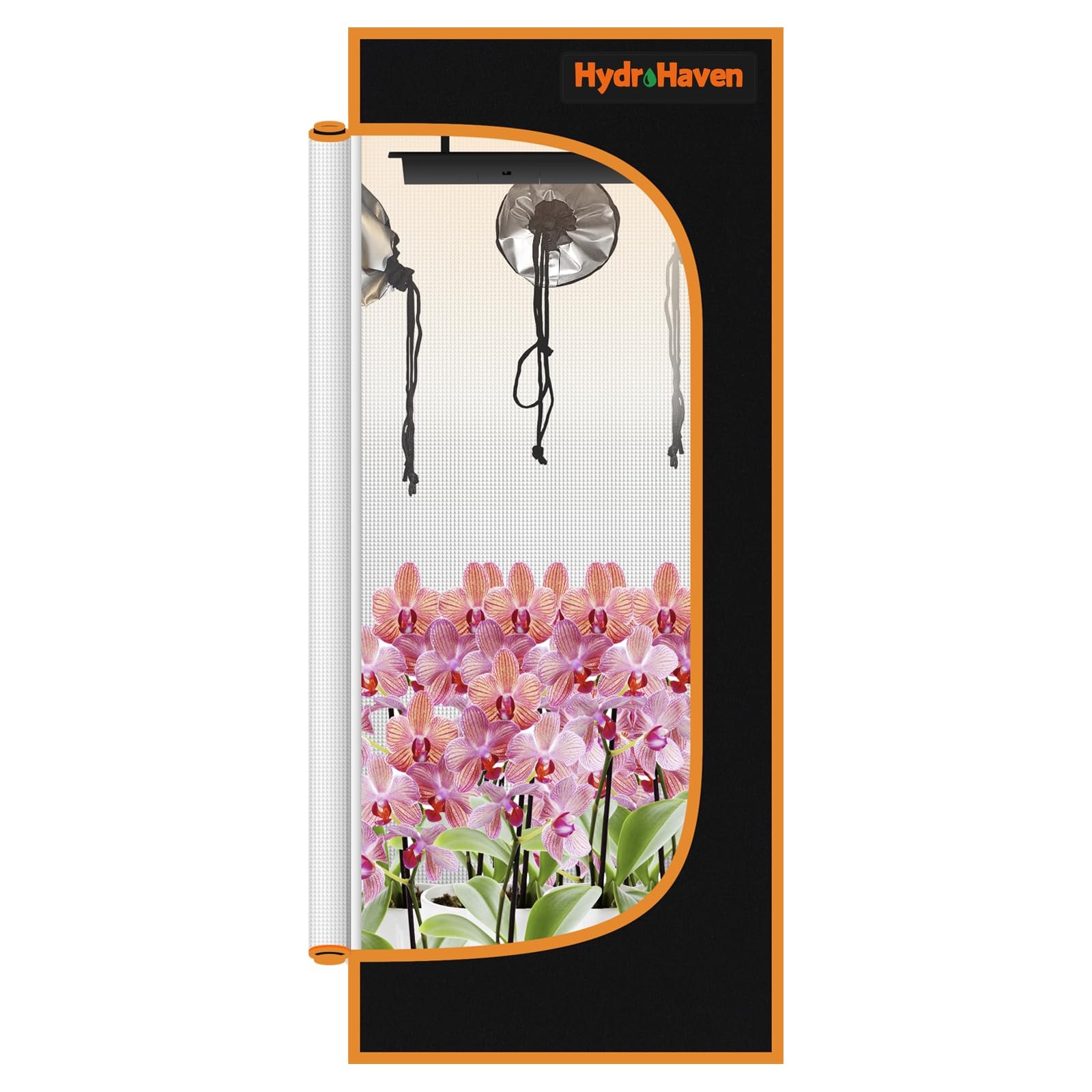 16"x16"x48" Hydroponic Grow Tent Kit  600D Mylar, Reflective, Waterproof Tray