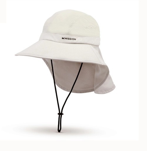 Mission Cooling Sun Protector Polyester  Hat- Glacier Gray