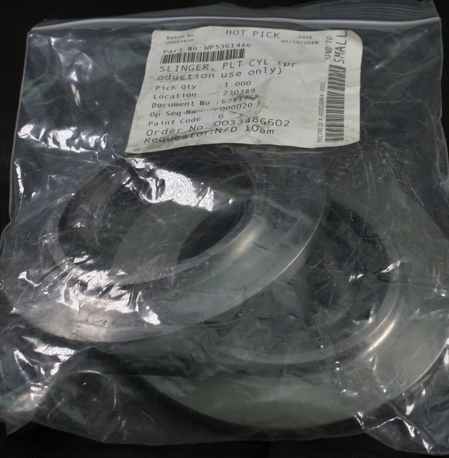 Two (2) GOSS International WP5361486 A E3 Slinger PLT CYL 5-3/8" OD NEW
