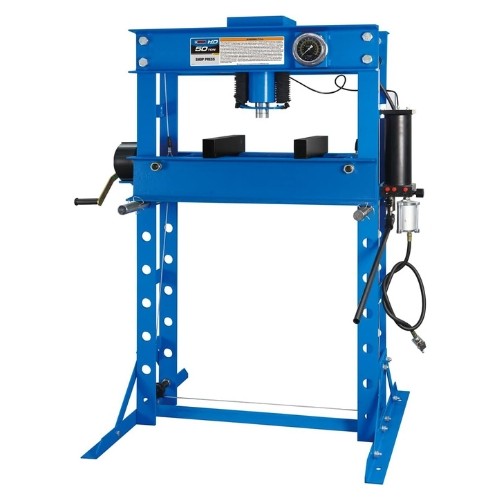 K-Tool International HD63650 50 Ton Air Hydraulic Shop Press, 7.5 Inch Ram