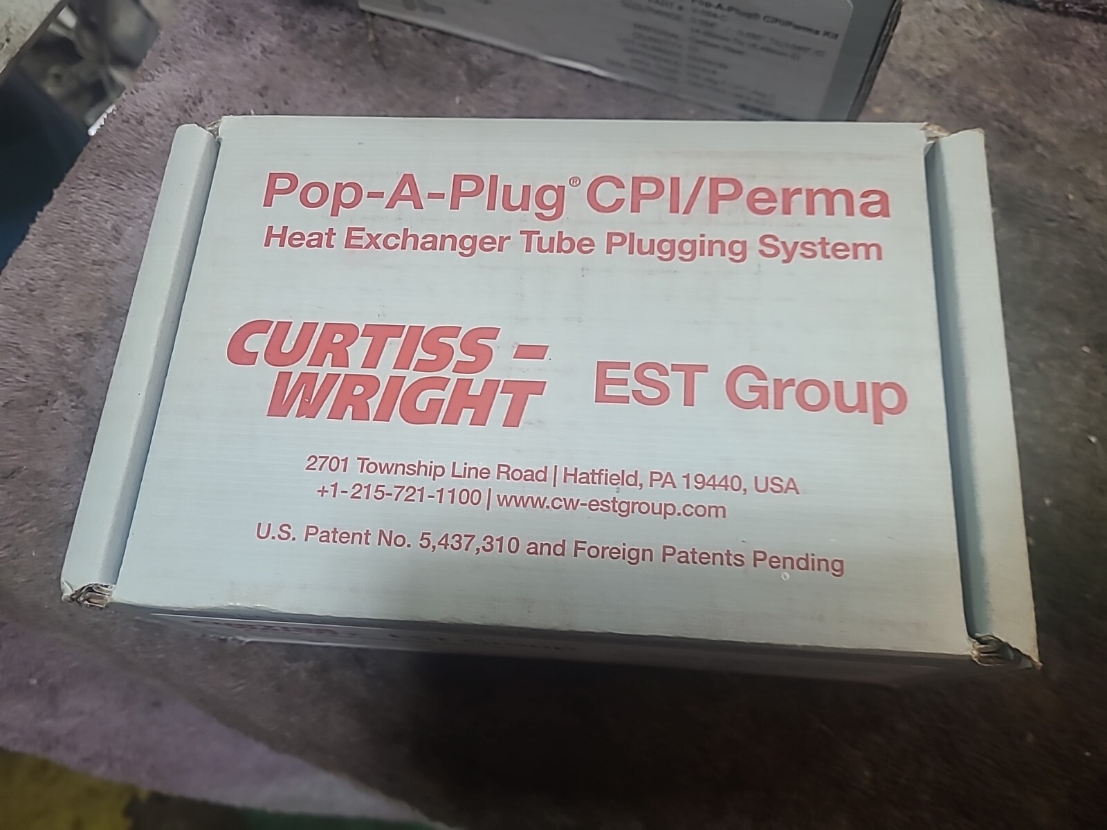 Curtiss-wright Pop A Plug V-584-c