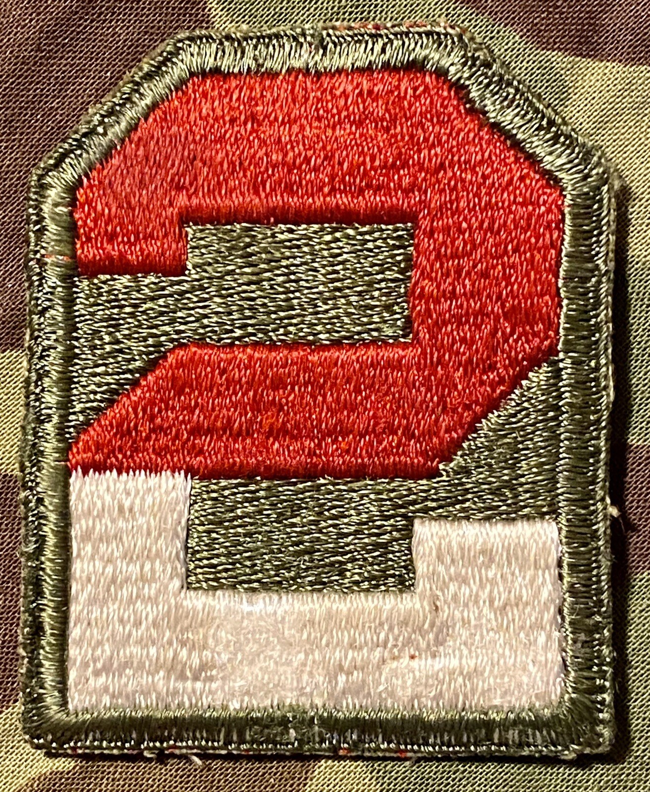 Original WWII US Army Second Army Patch 2nd Army SSI